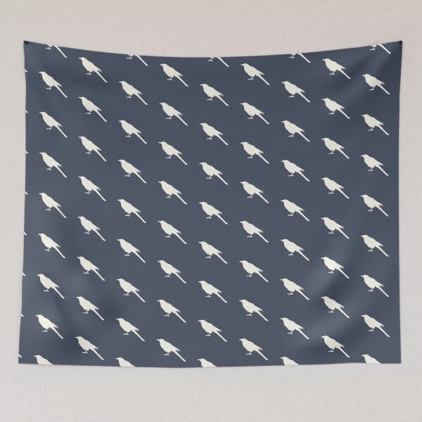 Item preview, Majestic Magpie Bird Silhouette (White) designed and sold by badlydoodled.
