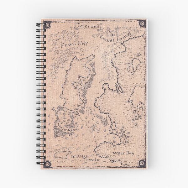 Item preview, Mapa de Aleland designed and sold by AlienorRArt.