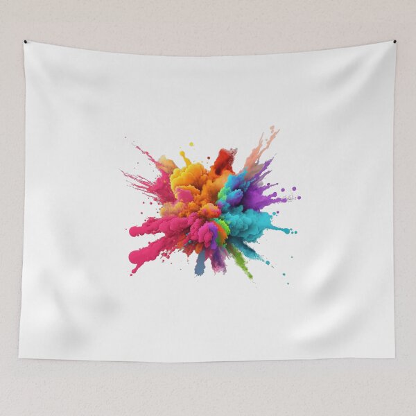 Item preview, Holi colors splash powder designed and sold by ShopMaxiDesigns.