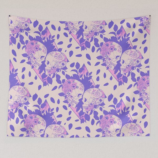 Item preview, Lovers Skull pattern designed and sold by Jess.a.creates.
