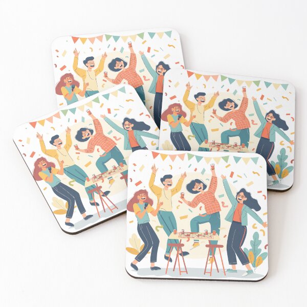 Item preview, Game Night Jubilation Illustration designed and sold by palmyst.