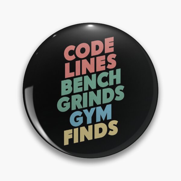 Item preview, Code Lines Bench Grinds Gym Finds designed and sold by CosmicFreedom9.