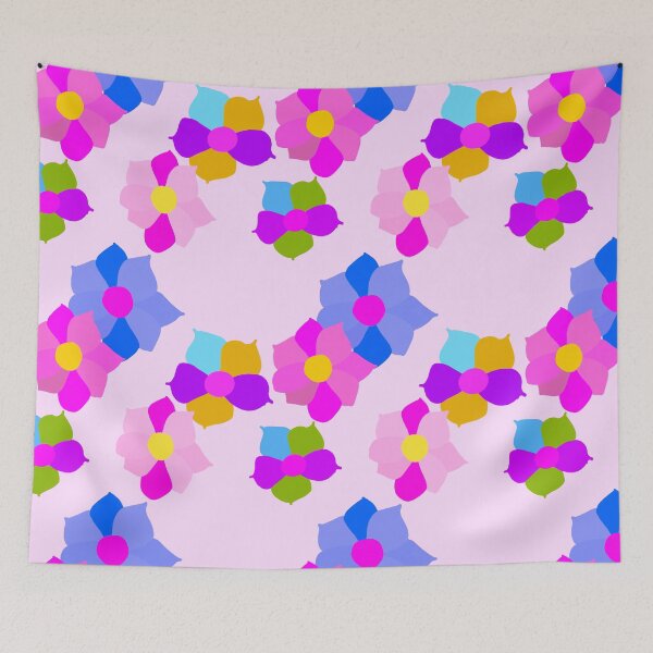 Item preview, Adorable Colorful Floral Hand Drawn and Repeating Pattern designed and sold by Victoria Rose.