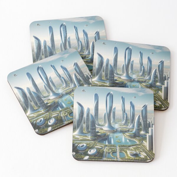 Item preview, Sky cities on the horizon designed and sold by Cerberus-Art.