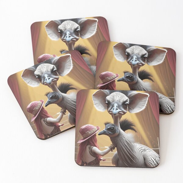 Item preview, Ostrich Circus Spectacle designed and sold by HuffWiggly.