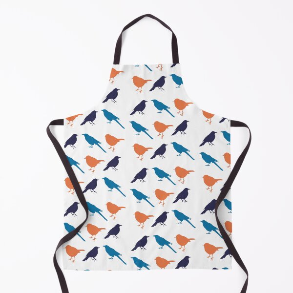 Item preview, Three bird pattern Silhouette - Magpie, Robin and Blackbird designed and sold by badlydoodled.