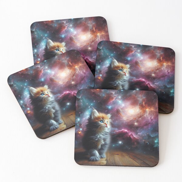 Item preview, Cosmic cat miracles designed and sold by Cerberus-Art.