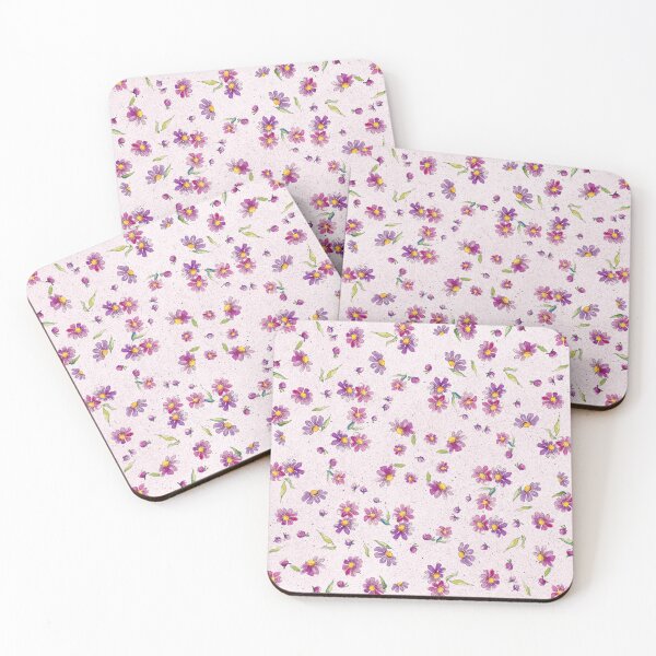 Item preview, Pretty Mauve Daisies Pattern - Blush designed and sold by JRoseDesign.