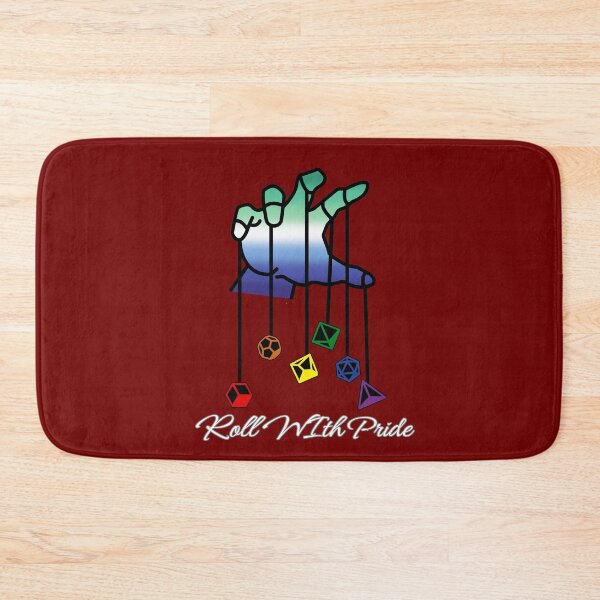 Item preview, Gay MLM DND Pride Flag, MLM "Roll With Pride" Design, Dungeon Master designed and sold by Travelslightly.