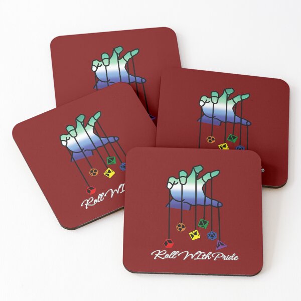 Item preview, Gay MLM DND Pride Flag, MLM "Roll With Pride" Design, Dungeon Master designed and sold by Travelslightly.
