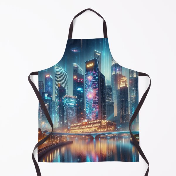 Item preview, Sea of lights of the future city designed and sold by Cerberus-Art.