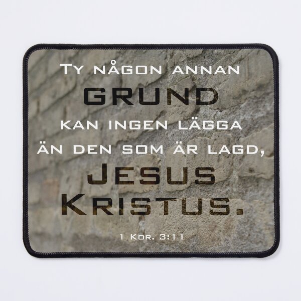 Item preview, 1 Corinthians 3:11 in Swedish designed and sold by NBiblePosters.