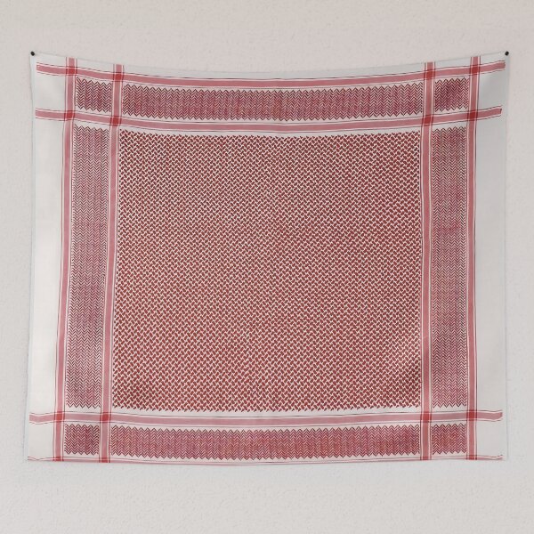 Item preview, Red and White Saudi Arabia,Shemagh & Gutra,Middle East Keffiyeh designed and sold by FINALSHOP1.