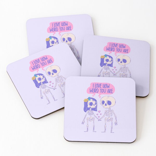 Item preview, Skeleton Love - I Love How Weird You Are Gothic Romance designed and sold by Jess.a.creates.