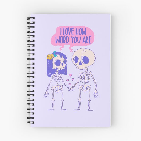 Item preview, Skeleton Love - I Love How Weird You Are Gothic Romance designed and sold by Jess.a.creates.