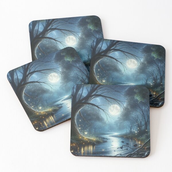 Item preview, Moonlight Magic Forest designed and sold by Cerberus-Art.
