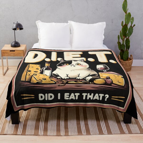 Item preview, Humorous Cat Diet Acronym meme - D.I.E.T. Did I Eat That? designed and sold by Unitepeople.