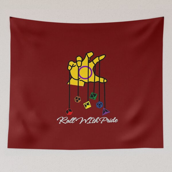 Item preview, Intersex DND Pride Flag, Intersex "Roll With Pride" Design, Dungeon Master designed and sold by Travelslightly.