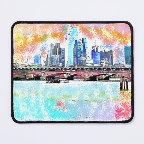 Item preview, London City Skyline London Gift Colour Holi designed and sold by santoshputhran.