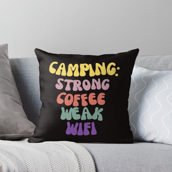 Item preview, Camping : Strong Coffee Weak Wifi | Camping and Coffee | Coffee and Camping Gift T-Shirt designed and sold by runeroge13.