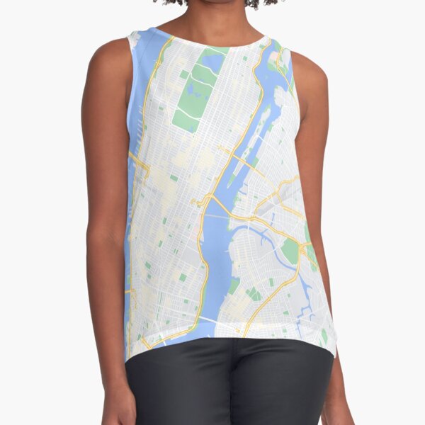 Artikel-Vorschau von Minimalistische Karte von Manhattan, New York, designt und verkauft von PuzzleArtStudio.