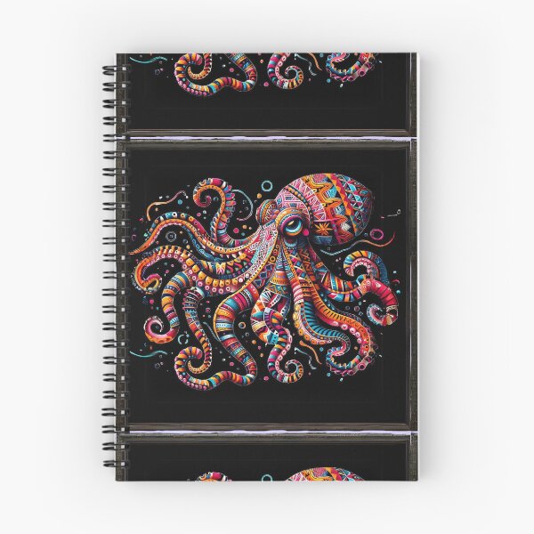 Item preview, Colourful octopus, fantasy octopus, sealife designed and sold by Coolparrotgirl.