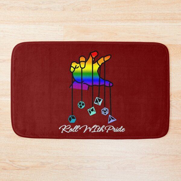 Item preview, Neptunic DND Pride Flag, Neptunic "Roll With Pride" Design, Dungeon Master designed and sold by Travelslightly.