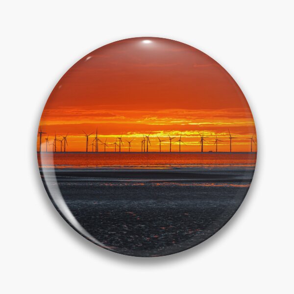 Item preview, Windfarm at sunset designed and sold by Paul Madden.