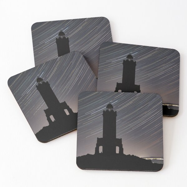 Item preview, Starry Night Silhouette: Darwen Tower under Celestial Trails designed and sold by Shafiq Khan.