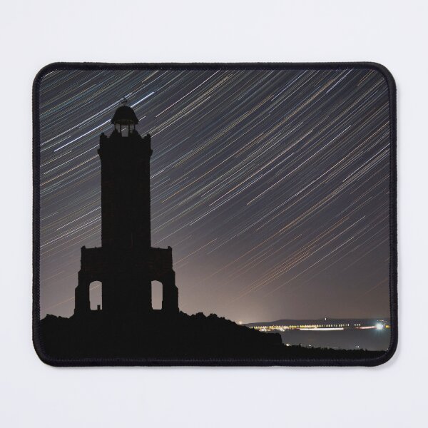 Item preview, Starry Night Silhouette: Darwen Tower under Celestial Trails designed and sold by Shafiq Khan.
