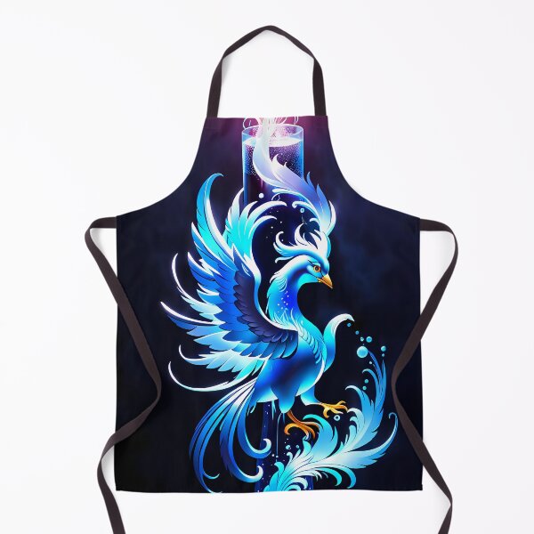 Item preview, Stylized Blue Phoenix, Ai Generated Art  designed and sold by ACC .