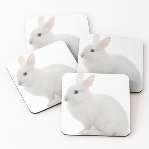 Item preview, cute bunny sticker designed and sold by baldbald.