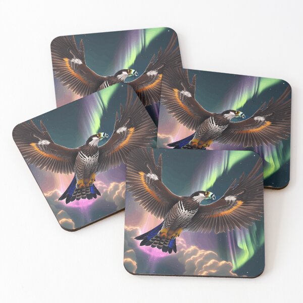 Item preview, Falcon Amidst the Aurora of Christmas designed and sold by FashionsCarria.