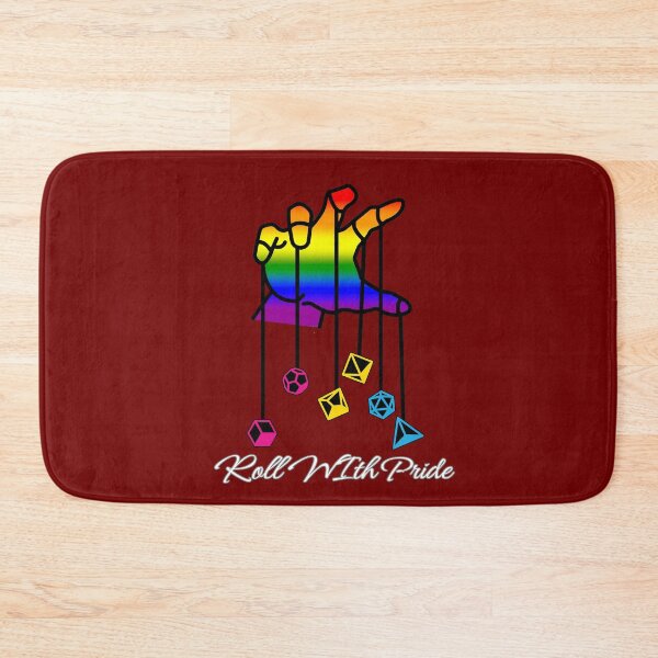 Item preview, Pansexual DND Pride Flag, Pan "Roll With Pride" Design, Dungeon Master designed and sold by Travelslightly.