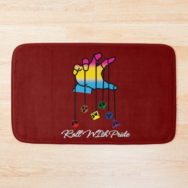 Item preview, Pansexual DND Pride Flag, Pan "Roll With Pride" Design, Dungeon Master designed and sold by Travelslightly.