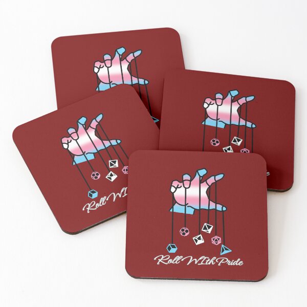 Item preview, Transgender DND Pride Flag, Trans "Roll With Pride" Design, Dungeon Master designed and sold by Travelslightly.