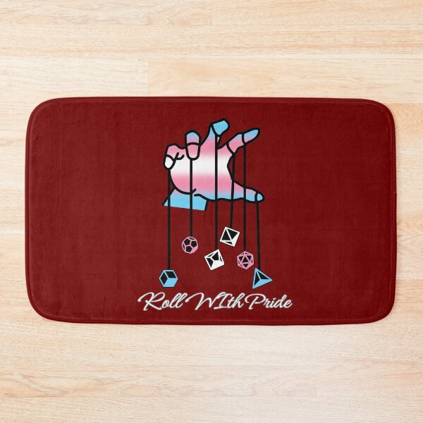 Item preview, Transgender DND Pride Flag, Trans "Roll With Pride" Design, Dungeon Master designed and sold by Travelslightly.