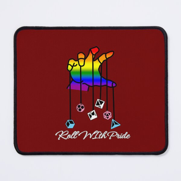 Item preview, Transgender DND Pride Flag, Trans "Roll With Pride" Design, Dungeon Master designed and sold by Travelslightly.