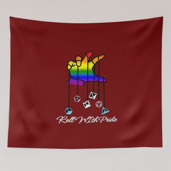 Item preview, Transgender DND Pride Flag, Trans "Roll With Pride" Design, Dungeon Master designed and sold by Travelslightly.