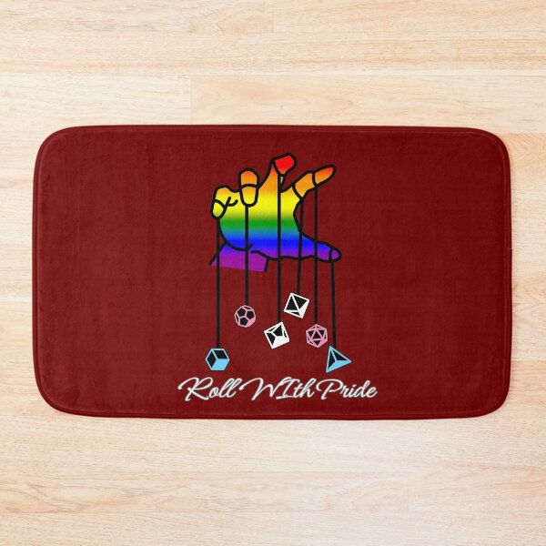 Item preview, Transgender DND Pride Flag, Trans "Roll With Pride" Design, Dungeon Master designed and sold by Travelslightly.