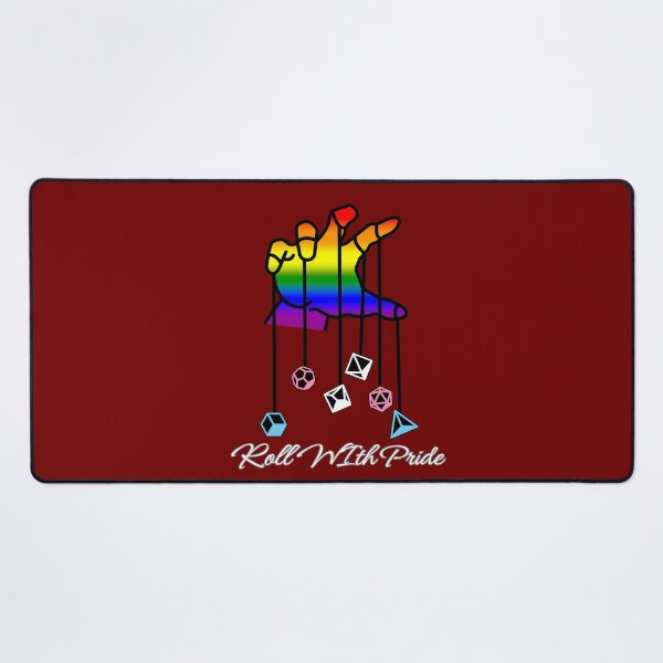 Item preview, Transgender DND Pride Flag, Trans "Roll With Pride" Design, Dungeon Master designed and sold by Travelslightly.