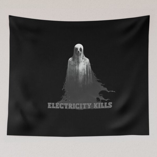 Item preview, Electricity kills classic sticker designed and sold by S-ZYBI.
