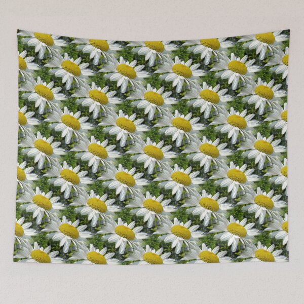 Item preview, White Shasta Daisy Seamless Pattern designed and sold by taiche.