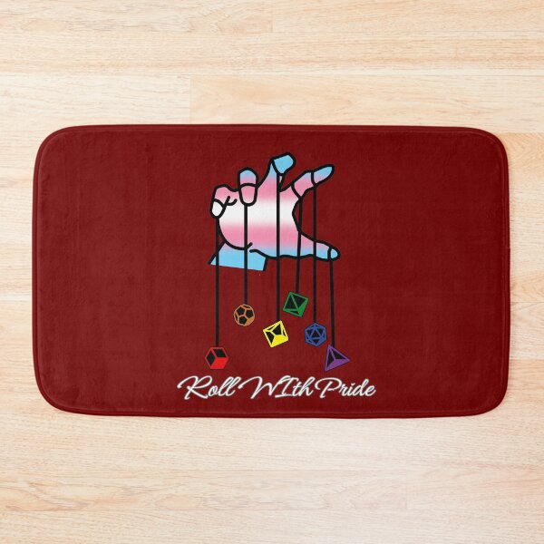 Item preview, Transgender DND Pride Flag, Trans "Roll With Pride" Design, Dungeon Master designed and sold by Travelslightly.