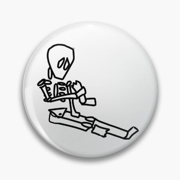 Item preview, #014 Skeleton with Broken leg designed and sold by Jasmine Froley.