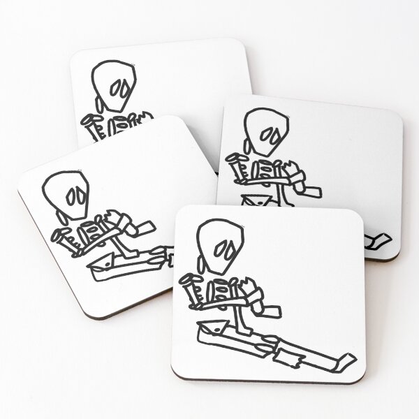 Item preview, #014 Skeleton with Broken leg designed and sold by Jasmine Froley.