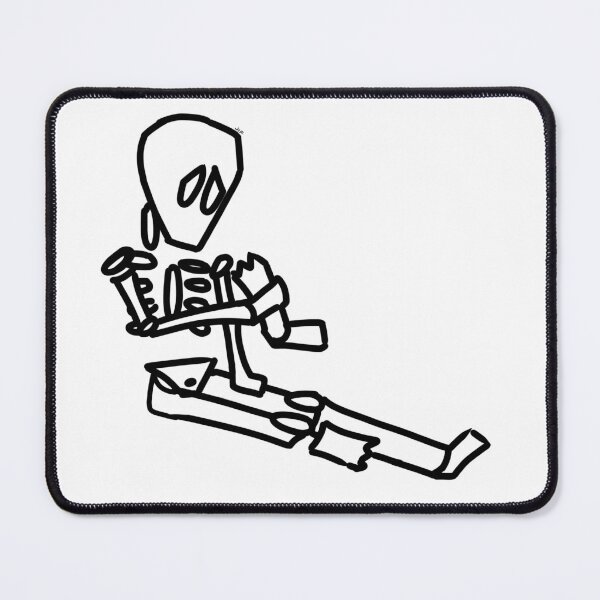 Item preview, #014 Skeleton with Broken leg designed and sold by Jasmine Froley.
