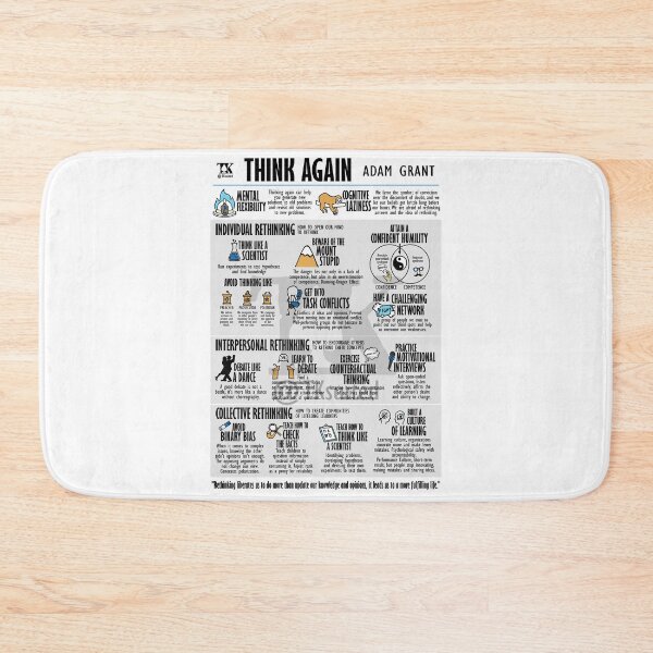 Item preview, Visual Book Think Again (Adam Grant) designed and sold by TKsuited.