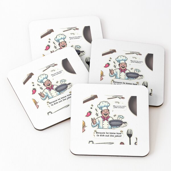 Item preview, Funny sticker with chef and joke designed and sold by Pablos2224.