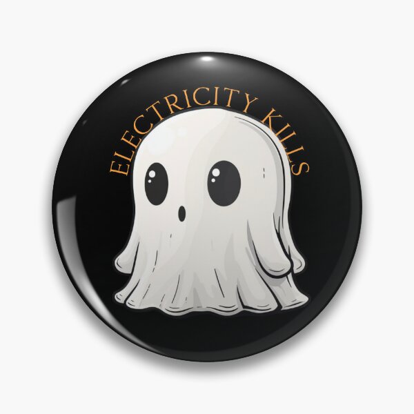 Item preview, Electricity kills classic sticker designed and sold by S-ZYBI.